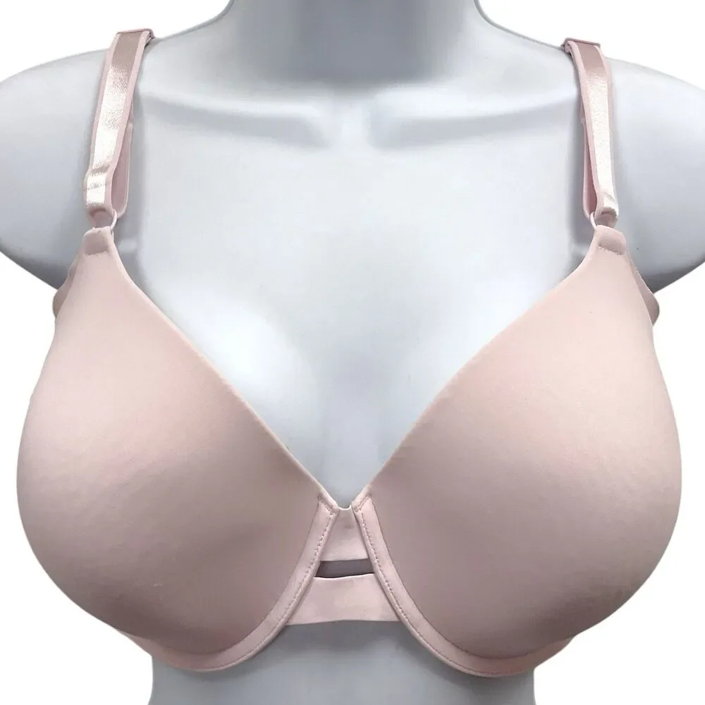 Warners Women's Size‎ 38D Padded Underwire Light Pink T-Shirt Bra